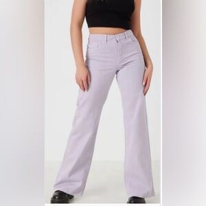 Garage Jambe Large/wideleg Purple Jeans Size 3